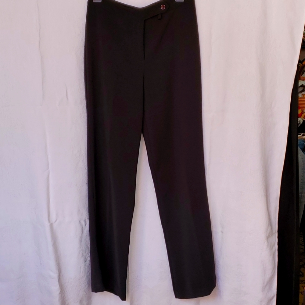 Women's Dress Black slacks loose fit and high rise